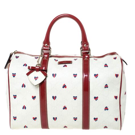 gucci joy boston heart bag|gucci boston bag used.